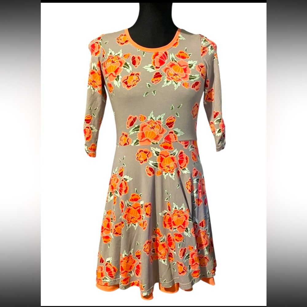 Matilda Jane Women's Marzipan Rose Dress Size X-Small Floral Happy And Free B247